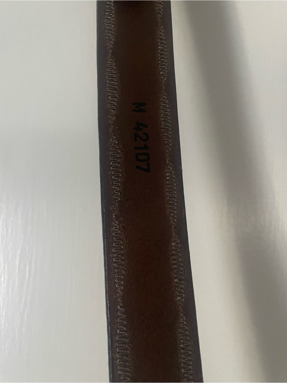 Brighton Classic Vintage Brown Leather Belt with Silver Buckle Sz M - Picture 6 of 7